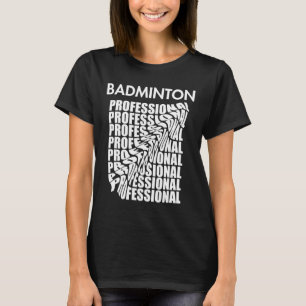 Badminton Champion Shuttle Racket Smash Toernooi T-shirt