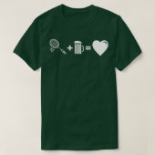 Badminton Cheers Mok van Beer Athlete Gift Idea T T-shirt (Design voorkant)