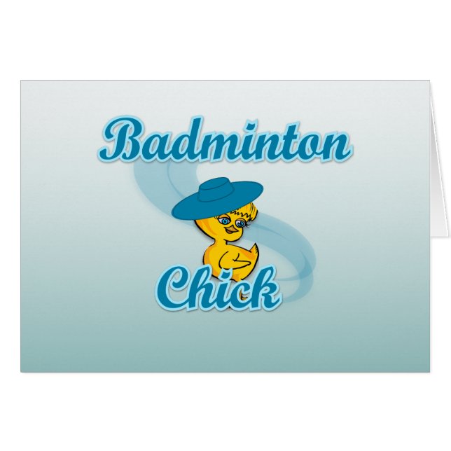 Badminton Chick #3 (Voorkant Horizontaal)