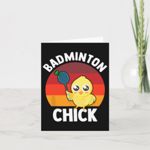 Badminton Chick Badminton Player Shuttle Sports SM Kaart