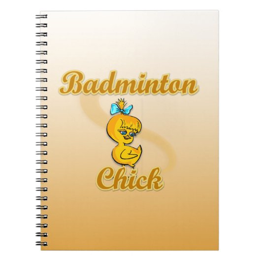 Badminton Chick Notitieboek (Voorkant)