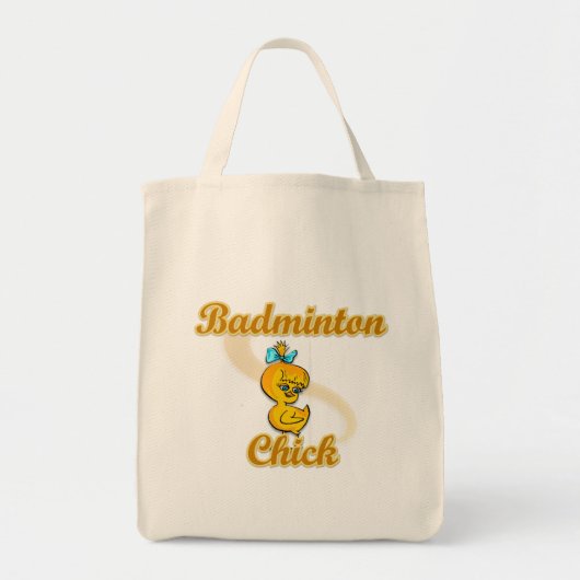 Badminton Chick Tote Bag (Voorkant)