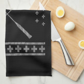 Badminton Christmas Theedoek (Quarter Fold)