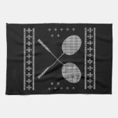 Badminton Christmas Theedoek (Horizontaal)