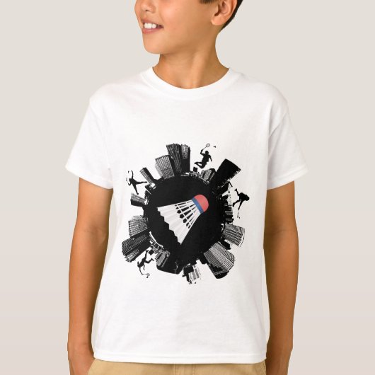 Badminton City T-shirt (Voorkant)
