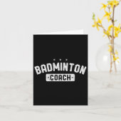 Badminton Coach  Badminton Kaart (Gele Bloem)