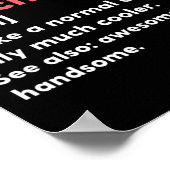 Badminton Coach Definitie Grappige Trainer Gift Pr Poster (Hoek)