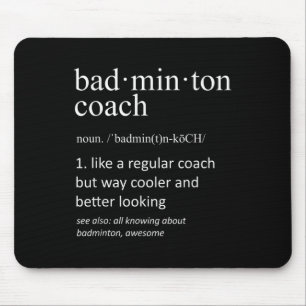 Badminton Coach Definitie Sport Grappige Trainer  Muismat