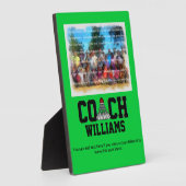 Badminton Coach - Gepersonaliseerd Fotoplaat (Zijkant)