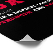 Badminton Coach Sportcoach Definitie Cadeau  Poster (Hoek)