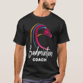 Badminton Coach Sportspeler Grafisch T-shirt (Voorkant)