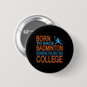 Badminton College Kleding Shuttle Ronde Button 5,7 Cm (Voorkant /achterkant)