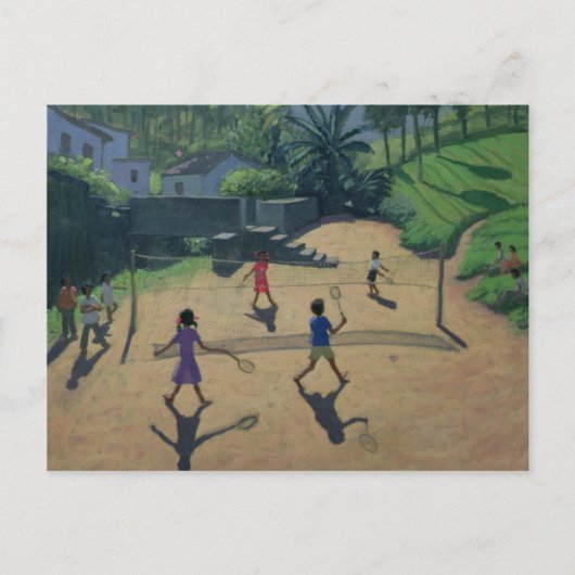 Badminton Coonoor India Briefkaart (Voorkant)