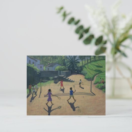 Badminton Coonoor India Briefkaart (Staand voorkant)