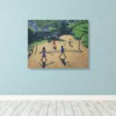 Badminton Coonoor India Canvas Afdruk (Insitu (Houten vloer))