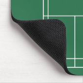 Badminton Court Mousepad Muismat (Hoek)