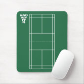 Badminton Court Mousepad Muismat (Met muis)