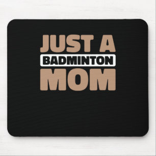 Badminton Court - speler shuttle gewoon een badmin Muismat