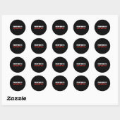Badminton Dag Gezonde Levensstijl Ronde Sticker (Vel)