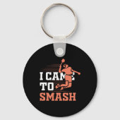 Badminton dat ik heb gekropen sleutelhanger (Voorkant)