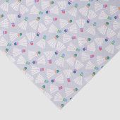 Badminton decoupage tissuepapier, shuttle tissuepapier (Detail)