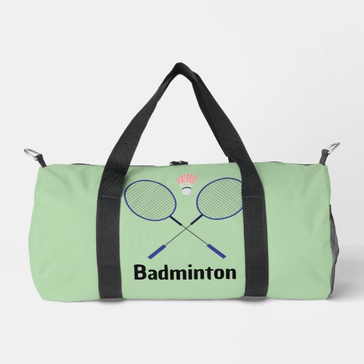 Badminton Design Duffel Bag Plunjezak (Voorkant)