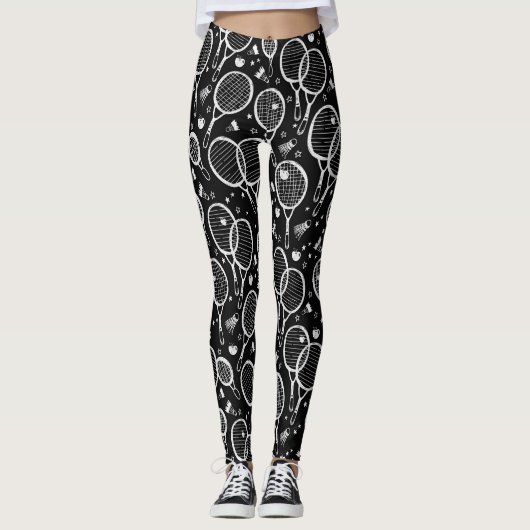 BADMINTON Design Leggings (Voorkant)