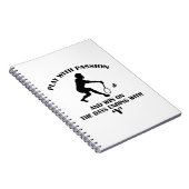badminton design notitieboek (Rechterzijde)