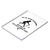 badminton design notitieboek (Linkerzijde)