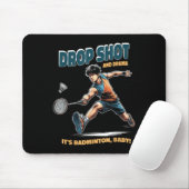 Badminton-drama - Dropshots en spanning badminton Muismat (Met muis)