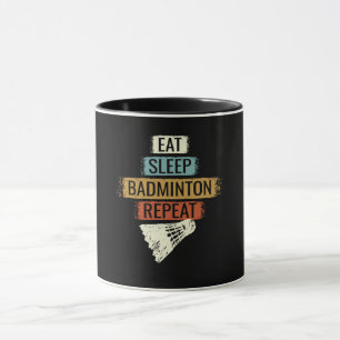 Badminton - Eat Sleep Badminton Repat Mok
