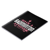 Badminton - een Badminton-houding Notitieboek (Linkerzijde)