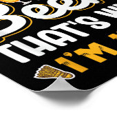 Badminton En Bier Shuttle Badminton Liefhebber Poster (Hoek)