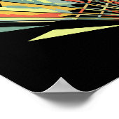 Badminton en shuttle poster (Hoek)