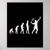 Badminton Evolutie Shuttle Grappig  Poster (Voorkant)