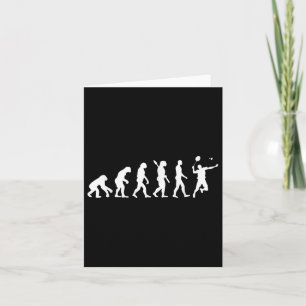 Badminton Evolution Jersey T-shirt Funny Rackets B Kaart