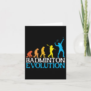 Badminton Evolution Monkey Badminton-speler Badmin Kaart