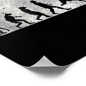 Badminton Evolution - Moon Badminton Player  Poster (Hoek)