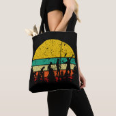 Badminton Evolution Retro Badminton Player Tote Bag (Dichtbij)