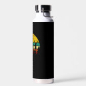 Badminton Evolution Retro Badmintonspeler Waterfles (Links)