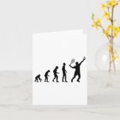 Badminton Evolution Shuttle Funny Kaart (Gele Bloem)