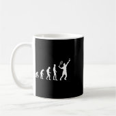 Badminton Evolution Shuttle Funny Koffiemok (Links)