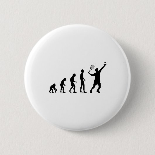 Badminton Evolution Shuttle Grappig Ronde Button 5,7 Cm (Voorkant)
