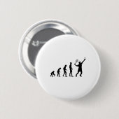 Badminton Evolution Shuttle Grappig Ronde Button 5,7 Cm (Voorkant /achterkant)