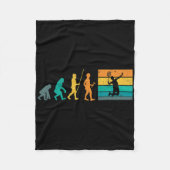  Badminton Evolution Shuttle Retro Badminto Fleece Deken (Voorkant)