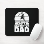 Badminton Father Shuttle - speler slechts een badm Muismat (Met muis)