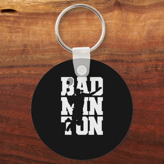 Badminton Federball Badmintonschläger Sport Sleutelhanger (Voorkant)
