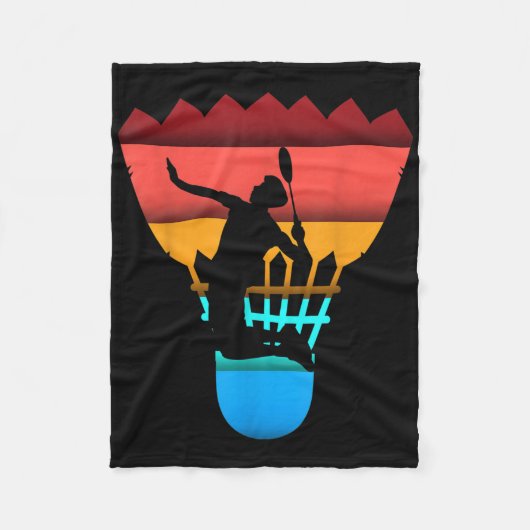 Badminton Fleece Deken (Voorkant)