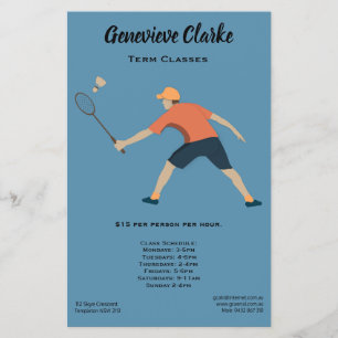 Badminton Flyer