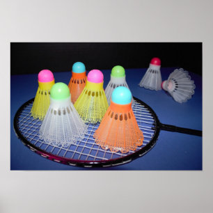 Badminton Foto Poster